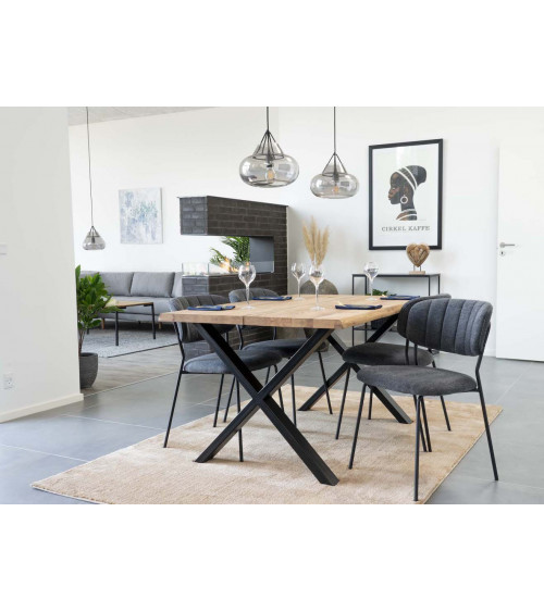 Mesa de comedor TOULON roble 140x95 cm