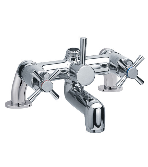 Mélangeur baignoire QUADRILLE monobloc chrome