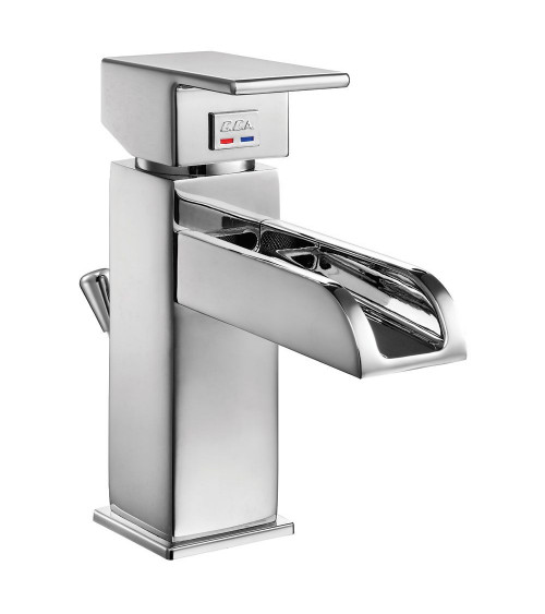 Mezclador monomando NATURA con desagüe automático cromado