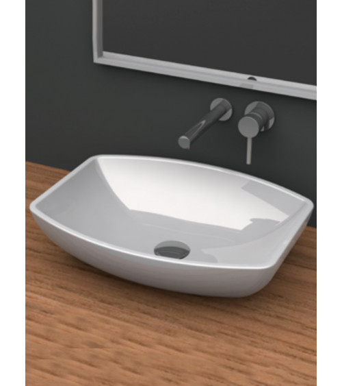 Lavabo sobre encimera BOLD gris