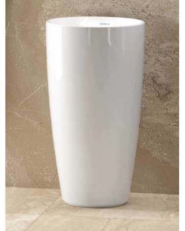 Vasque avec colonne TWO COMPACT KOBE blanc