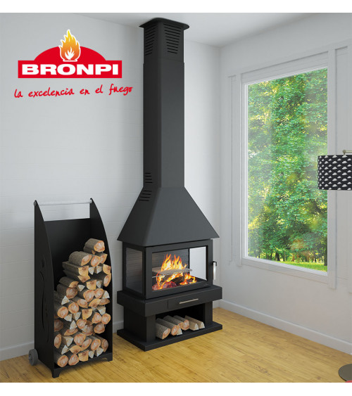 Poêle à bois EBANO 9KW