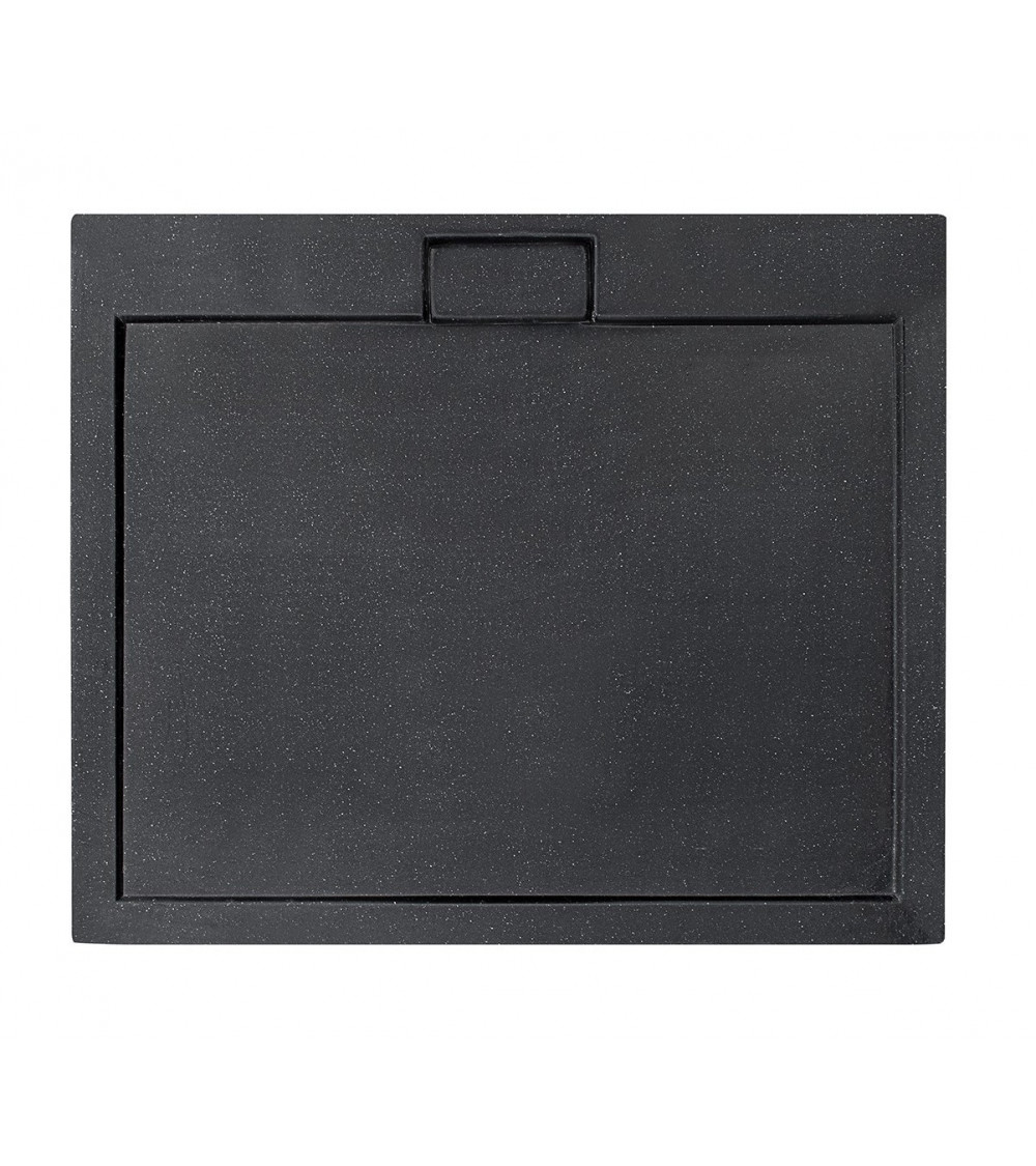 Receveur de douche extra-plat AXIM ULTRASLIM rectangulaire 100/110/120 x 80/90  cm effet pierre noire