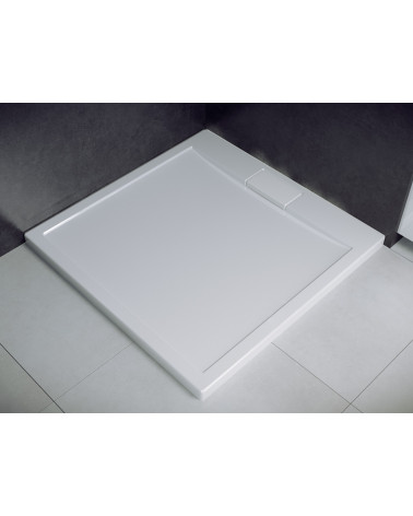 Receveur de douche extra-plat AXIM ULTRASLIM rectangulaire 100/110/120/130/140 x 89/90 cm blanc