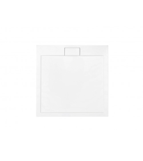 Piatto doccia Barone 90x90x5.5 bianco rotondo acrilico di 1/4 cm