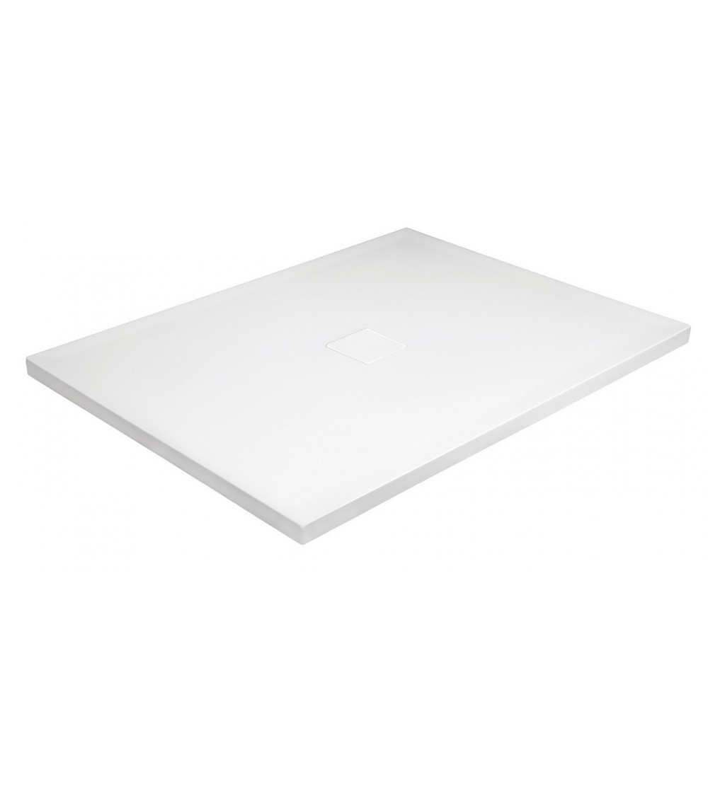 Piatto doccia Barone 90x90x5.5 bianco rotondo acrilico di 1/4 cm