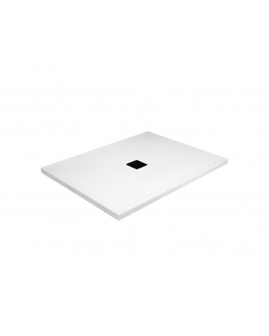 Piatto doccia Barone 90x90x5.5 bianco rotondo acrilico di 1/4 cm