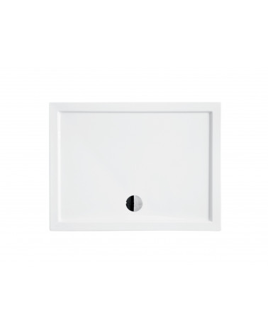 Piatto doccia Barone 90x90x5.5 bianco rotondo acrilico di 1/4 cm