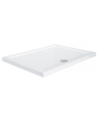 Piatto doccia Barone 90x90x5.5 bianco rotondo acrilico di 1/4 cm