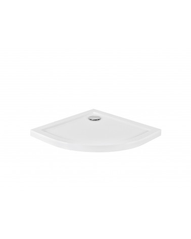 Receveur de douche extra-plat ACSO ULTRASLIM semi-circulaire 80x80 cm et 90x90 cm blanc