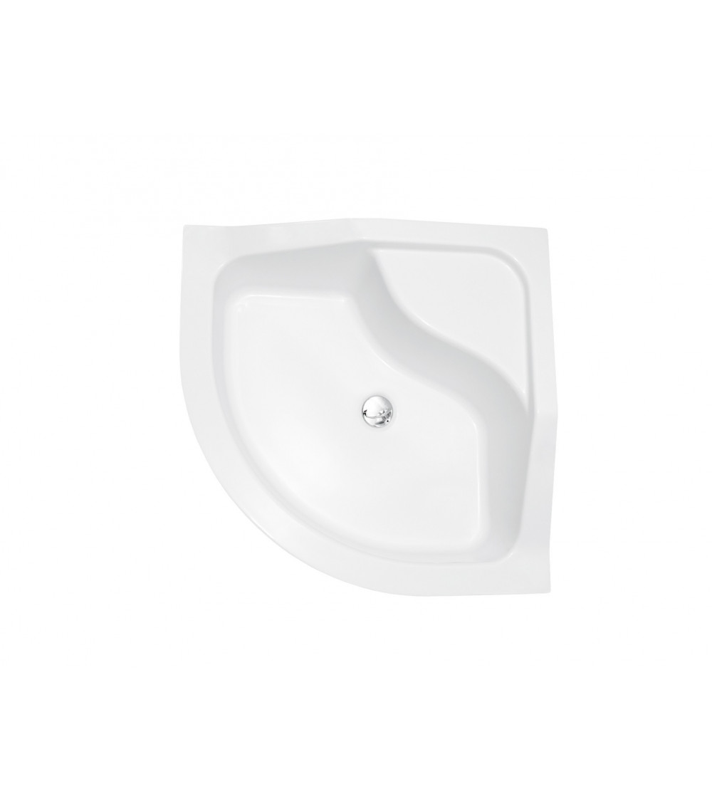 Receveur de douche OLIVER I semi-circulaire 80x80 cm et 90x90 cm blanc Receveur de douche OLIVER I semi-circulaire 80x80 cm et 90x90 cm blanc