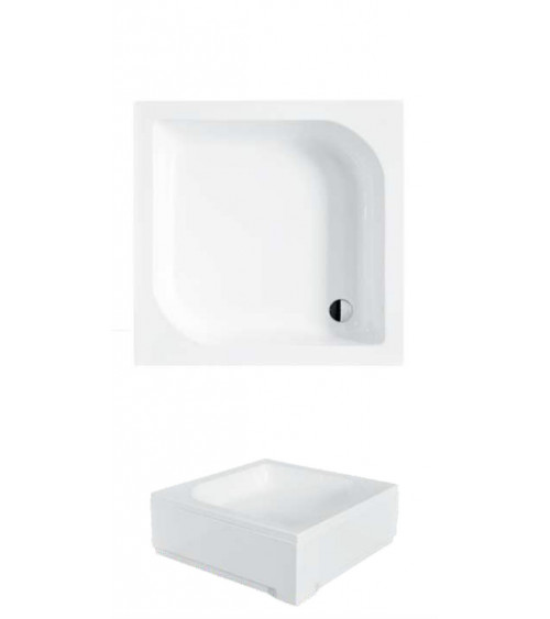 Receveur de douche ALEX semi-circulaire 70x70/80x80/90x90 cm blanc