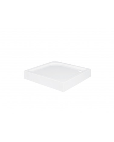 Plato de ducha extraplano AQUARIUS SLIMLINE cuadrado 80x80 cm et 90x90 cm blanco