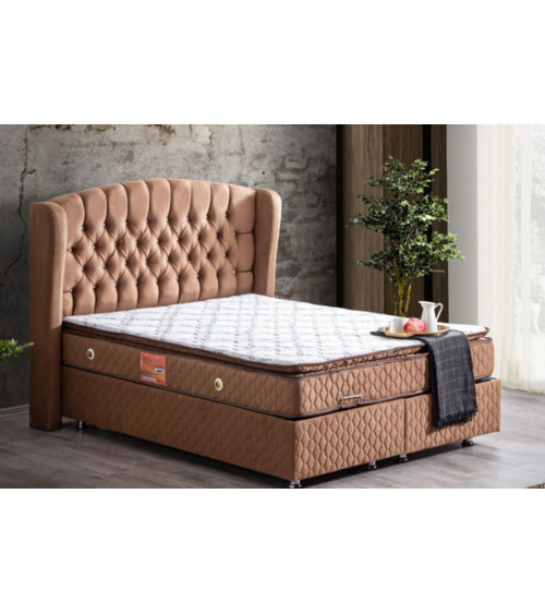 Cama cofre SULTAN burdeos en varios tamaños