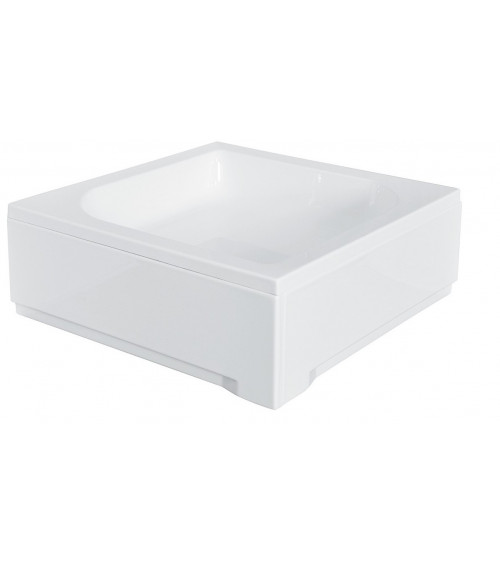 Les produits   Douche, baignoire - Cabine de douche carrée  80x80x213 cm blanc et noir