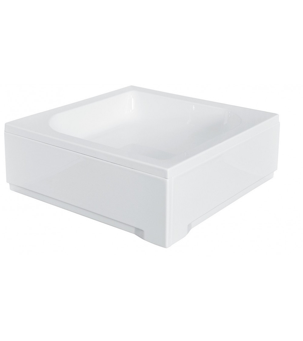 Piatto doccia Barone 90x90x5.5 bianco rotondo acrilico di 1/4 cm