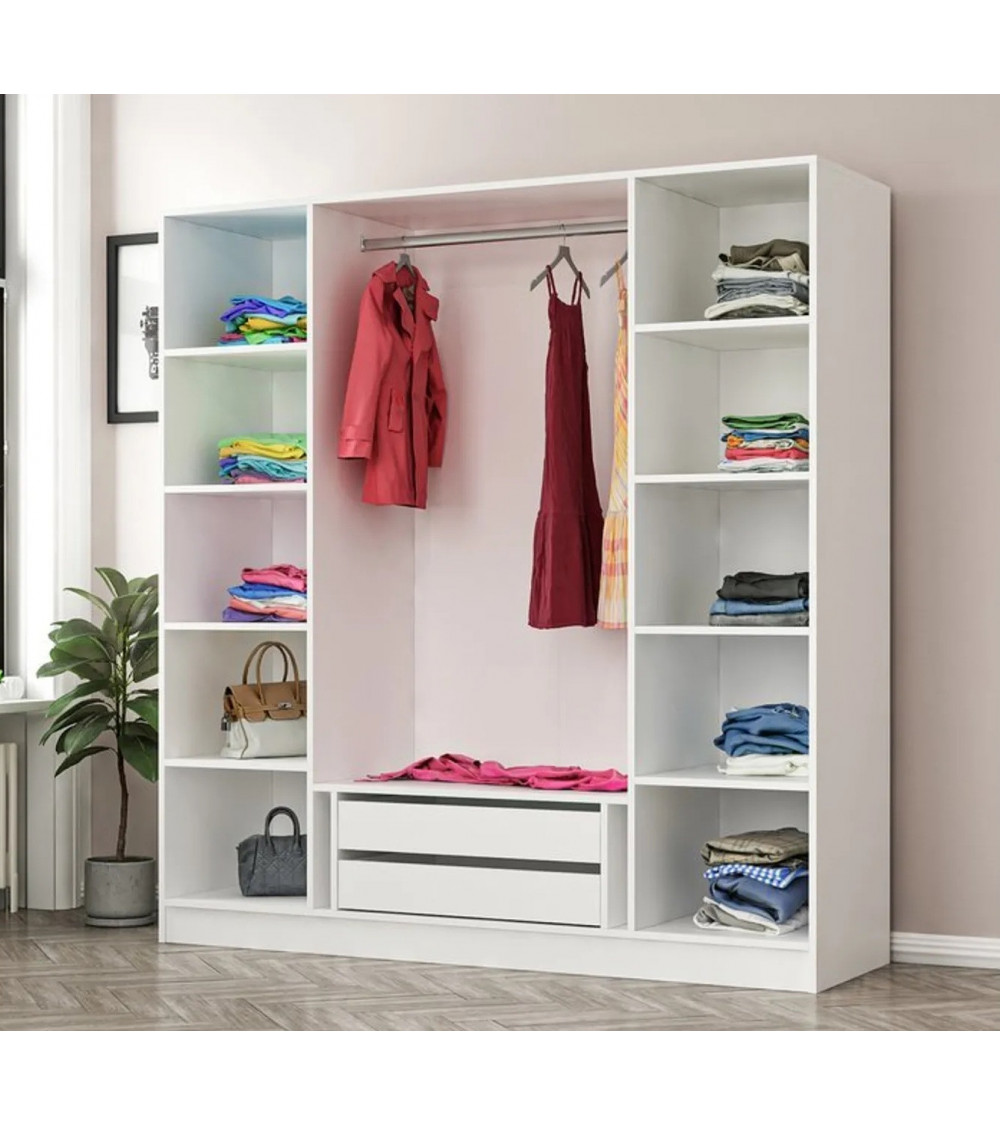 Luci d'ebano armadio rovere 206 x 210 x 64 cm Luci d'ebano armadio rovere 206 x 210 x 64 cm