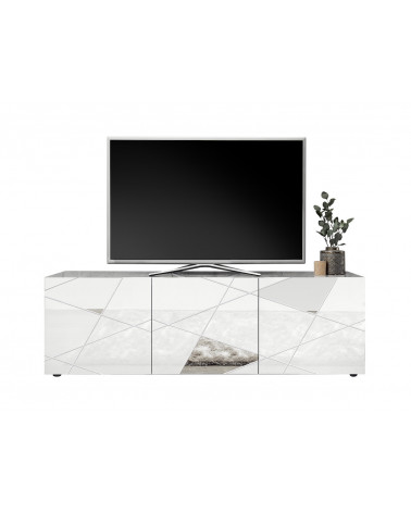 A buffet BASIC 210 cm bianco / antracite