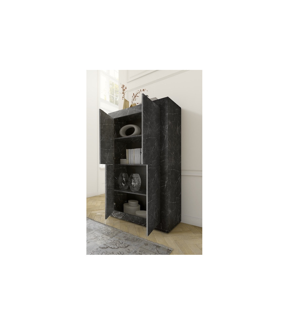 Argentier BASIC marbre gris anthracite 102x162 cm Argentier BASIC marbre gris anthracite 102x162 cm