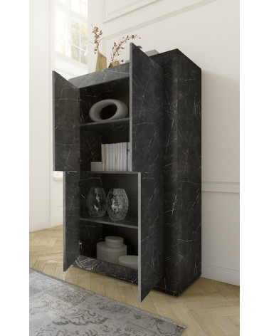 Argentier BASIC marbre gris anthracite 102x162 cm