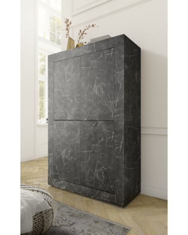 Argentier BASIC marbre gris anthracite 102x162 cm
