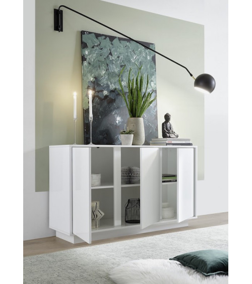 A buffet BASIC 210 cm bianco / antracite