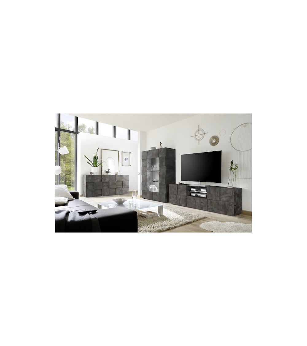 Meuble TV DAMA oxyde 181 cm