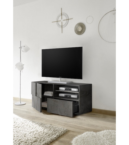 Meuble TV DAMA oxyde 122 cm