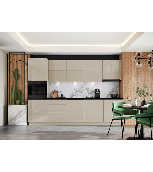 Conjunto muebles de cocina NINA PREMIUM LINE blanco 280 cm