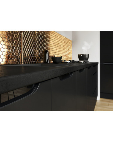 Ensemble Cuisine GOYA PREMIUM LINE noir 300 cm