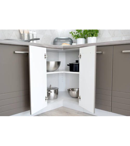 Conjunto muebles de cocina PAULA CLASSIC LINE gris mate 210 cm