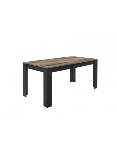 Mesa BASIC negro mate/Pero 180 x 79 x 90 cm