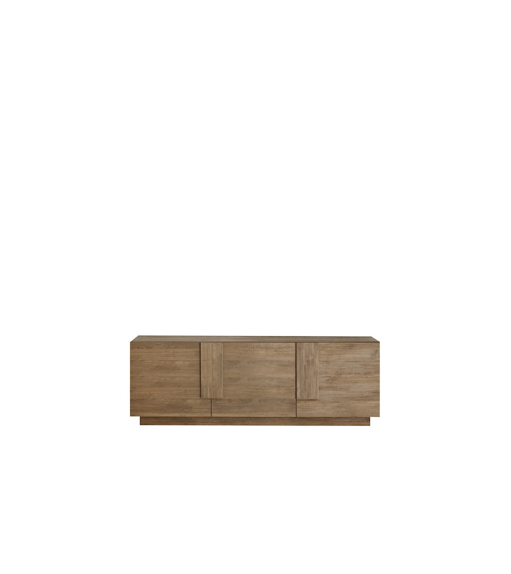 Meuble TV 3 portes JUPITER bois mercure 182 cm
