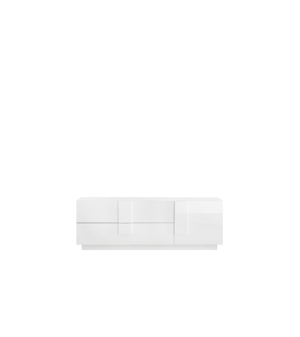 Meuble Tv 1 porte 2 tiroirs JUPITER bois mercure 182 cm Meuble Tv 1 porte 2 tiroirs JUPITER bois mercure 182 cm