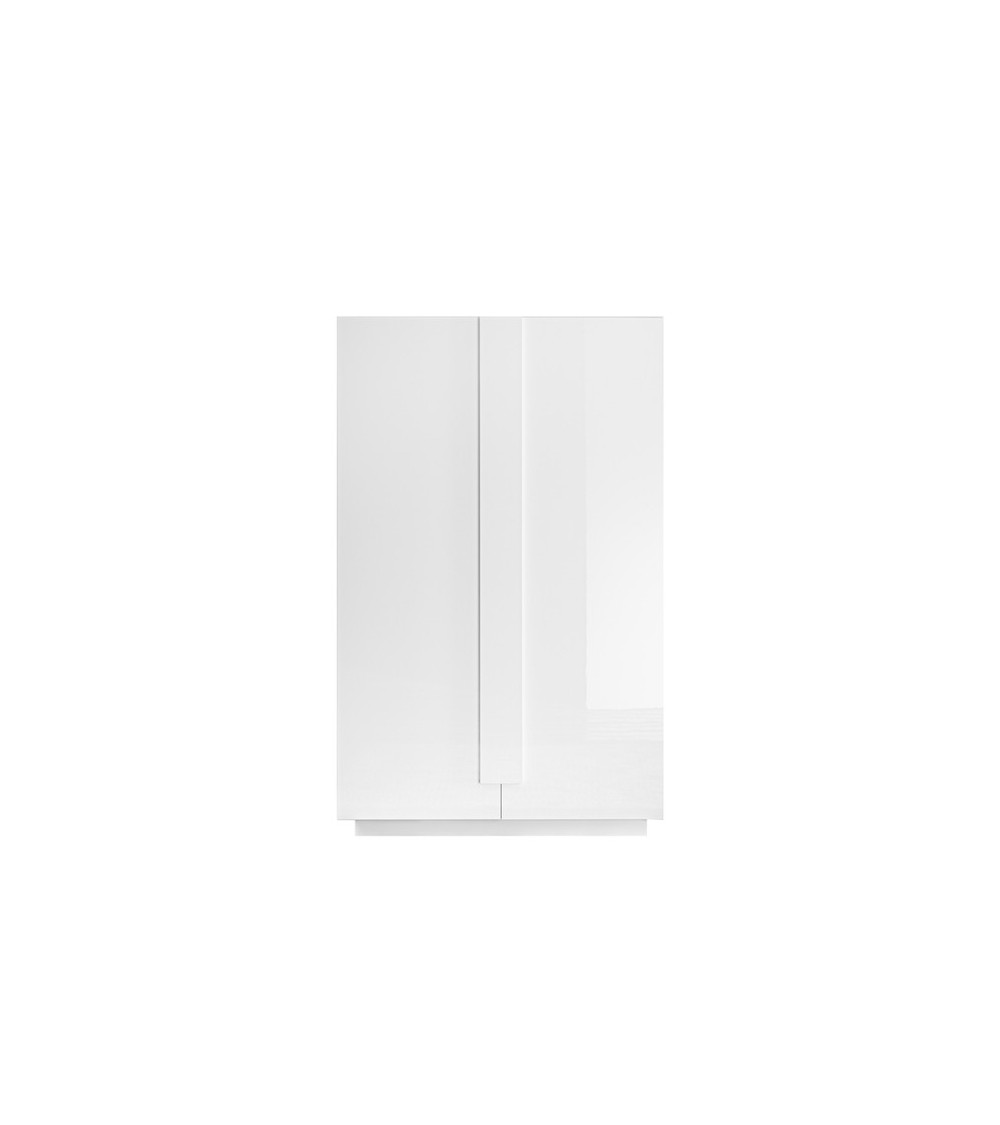 Argentier 2 portes JUPITER blanc laqué brillant 120 cm Argentier 2 portes JUPITER blanc laqué brillant 120 cm