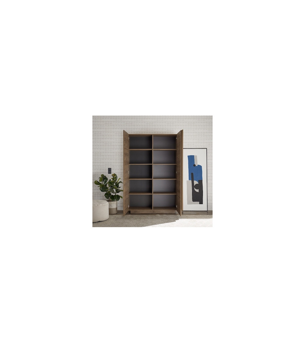 Argentier 2 portes JUPITER bois mercure120 cm