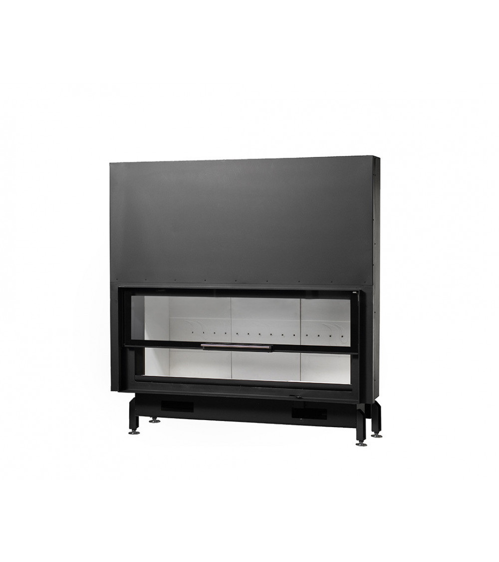 Insert cheminées à bois MB 120 porte guillotine 20 kW