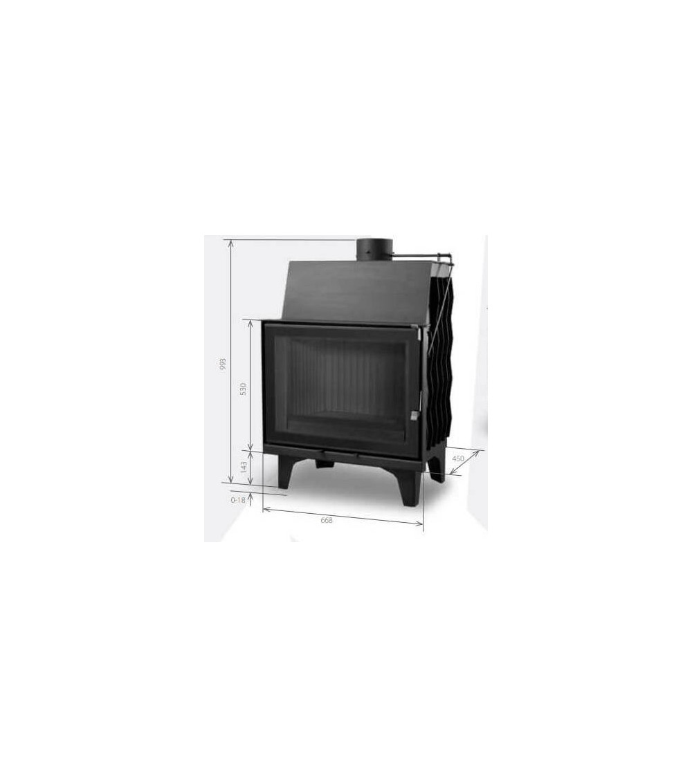 Insert de cheminée 68 B d150 67 CM 5-8kW Insert de cheminée 68 B d150 67 CM 5-8kW