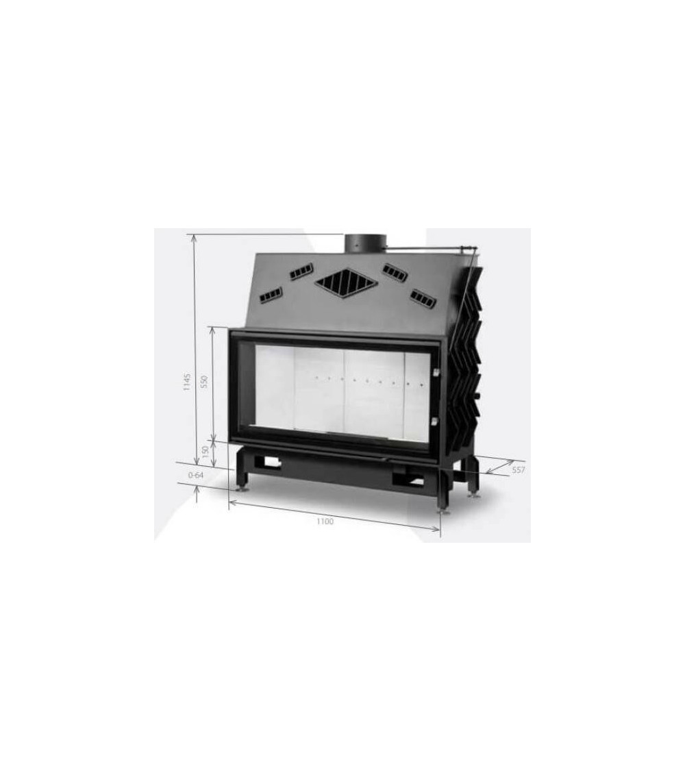 Insert de cheminée 110 EVO d200 12-21kW