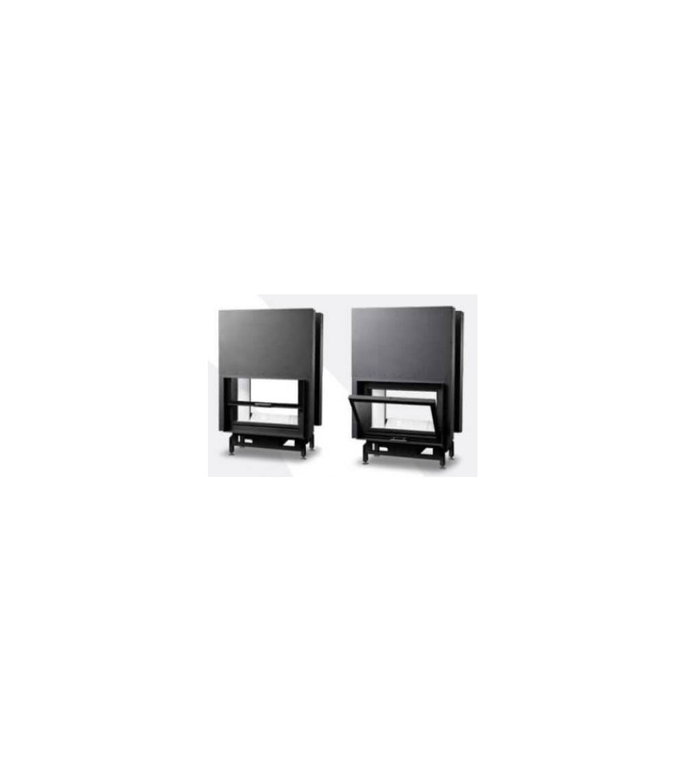 Inserto para chimenea 80 EVO LD TUNNEL 84 CM 6-12kW diseño de alta gama