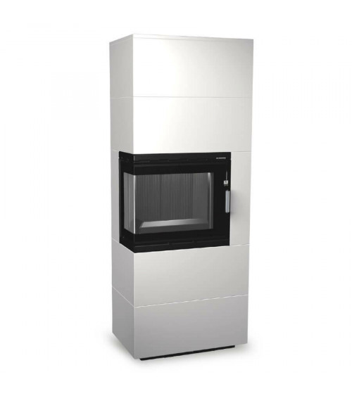 Insert de cheminée 60 BCG L meuble blanc 2+2 70x180 CM 4-6 kW