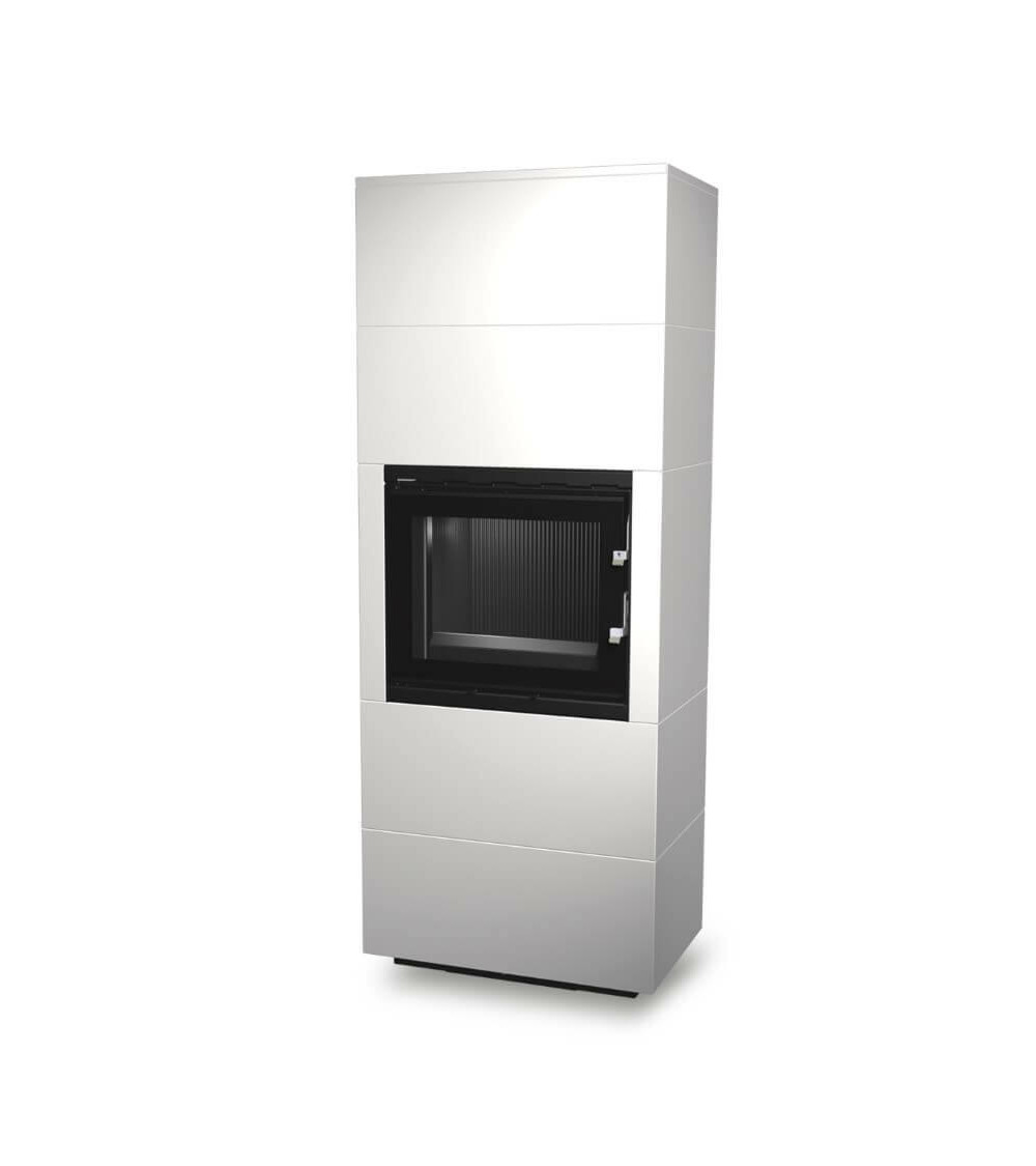Inserto para chimenea 60 B mueble blanco 2+2 70x179 CM 4-6 kW