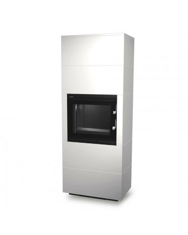 Inserto para chimenea 60 B mueble blanco 2+2 70x179 CM 4-6 kW