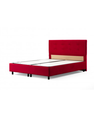 Cama cofre + cabecero AMOUR 160x200 cm rojo