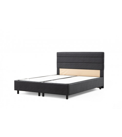 Cama cofre + cabecero MOTYA 160x200 cm antracita