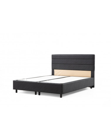 Cama cofre + cabecero MOTYA 160x200 cm antracita