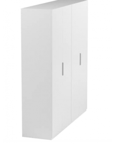 Armoire 4 Portes blanc brillant 180x200 cm