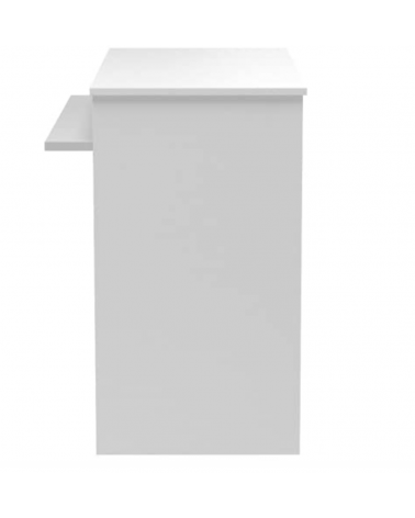 Bureau avec tablette extractible 90 x 54 x 79 cm blanc artik