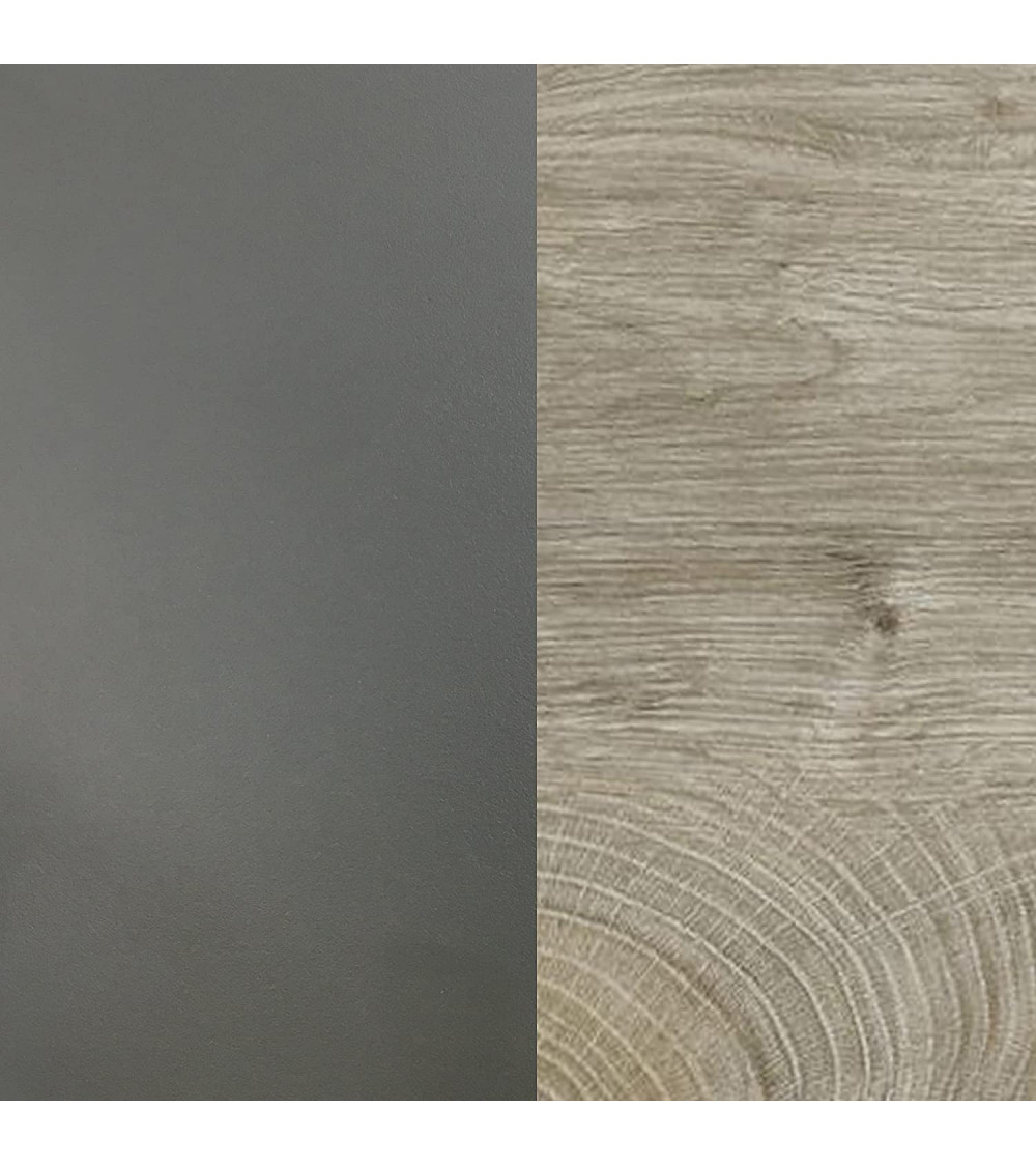 Aparador de 3 puertas 150 x 41 x 76 cm roble Alaska-blanco artik