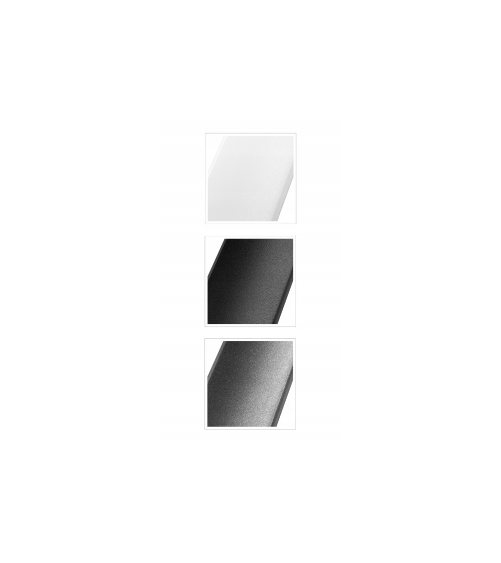 Radiateur suspendu Q-ESTO 150x24cm en plusieurs couleurs